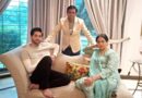 Actor Abbas Ashraf and Shabana Qureshi on the Set of Upcoming TV Drama Serial with CEO Founder Abdul Majid